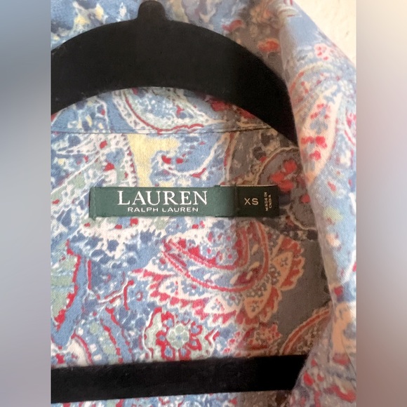 Lauren Ralph Lauren Paisley Sleep Shirt - Picture 2 of 5